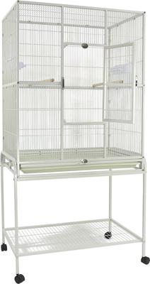 Show full view: A&E Cage Company Flight Cage & Stand, 31 x 20-inches, White slide 2 of 10