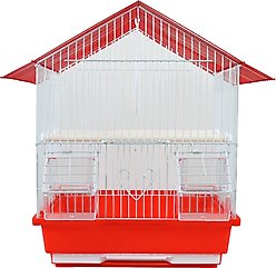 A&E Cage Company House Top Bird Cage, Red slide 2 of 4