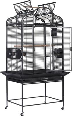 Show full view: A&E Cage Company Majestic Series Bird Cage, Black, Medium: 32 x 23 x 68-in slide 2 of 4