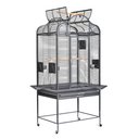 A&E Cage Company Majestic Series Bird Cage, Platinum, Medium: 32 x 23 x 68-in