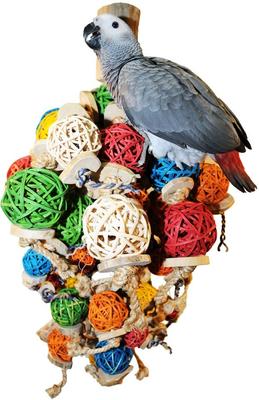 Show full view: A&E Cage Company Monster Ball Bird Toy slide 3 of 3