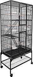 A&E Cage Company Multi-Level Flight Bird Cage with Ladders, Black, 32 x 18-inches slide 2 of 6