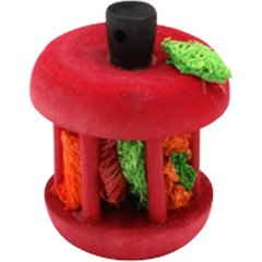 A&E Cage Company Nibbles Foraging Apple Small Pet Toy