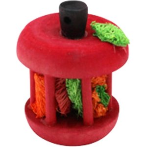 A&E Cage Company Nibbles Foraging Apple Small Pet Toy