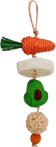 Show full view: A&E Cage Company Nibbles Garden Knob Small Pet Toy slide 1 of 3