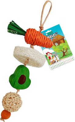 Show full view: A&E Cage Company Nibbles Garden Knob Small Pet Toy slide 2 of 3