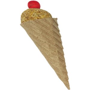 A&E Cage Company Nibbles Ice Cream with a Cherry on Top Small Pet Toy