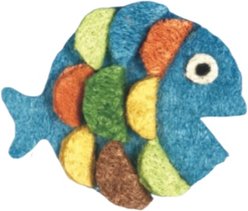 A&E Cage Company Nibbles Rainbow Fish Small Pet Toy slide 1 of 2