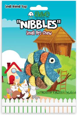 Show full view: A&E Cage Company Nibbles Rainbow Fish Small Pet Toy slide 2 of 2