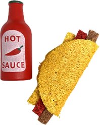A&E Cage Company Nibbles Spicy Taco Small Pet Toy