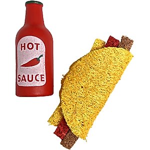 A&E Cage Company Nibbles Spicy Taco Small Pet Toy