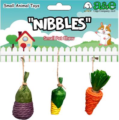 Show full view: A&E Cage Company Nibbles Veggie Patch Small Pet Toy slide 2 of 2