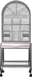 A&E Cage Company Open Top Dome Bird Cage & Removable Stand, Platinum slide 2 of 4