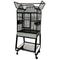 Show in main carousel: A&E Cage Company Open Victorian Top & Plastic Base, Black slide 1 of 1