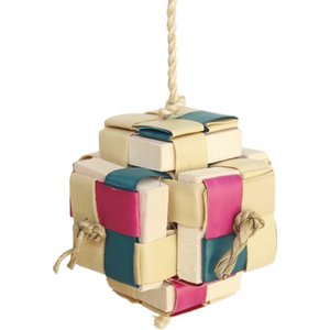 A&E Cage Company Pixel Cube Preening Bird Toy