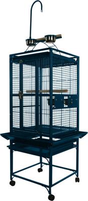 Show full view: A&E Cage Company Play Top Bird Cage, Blue, X-Small slide 3 of 8
