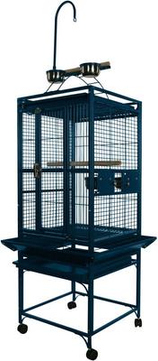 Show full view: A&E Cage Company Play Top Bird Cage, Blue, X-Small slide 5 of 8