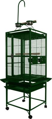 Show full view: A&E Cage Company Play Top Bird Cage, Green, X-Small slide 2 of 5
