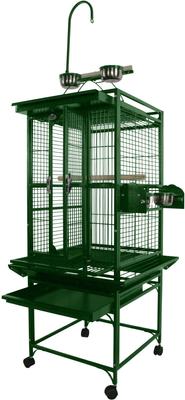 Show full view: A&E Cage Company Play Top Bird Cage, Green, X-Small slide 3 of 5