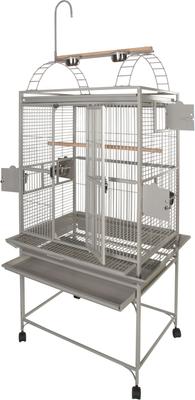 Show full view: A&E Cage Company Play Top Bird Cage, Platinum, Medium slide 3 of 5