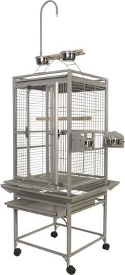 Show full view: A&E Cage Company Play Top Bird Cage, Platinum, X-Small slide 2 of 6