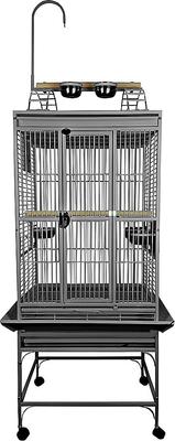 Show full view: A&E Cage Company Play Top Bird Cage, Platinum, X-Small slide 4 of 6