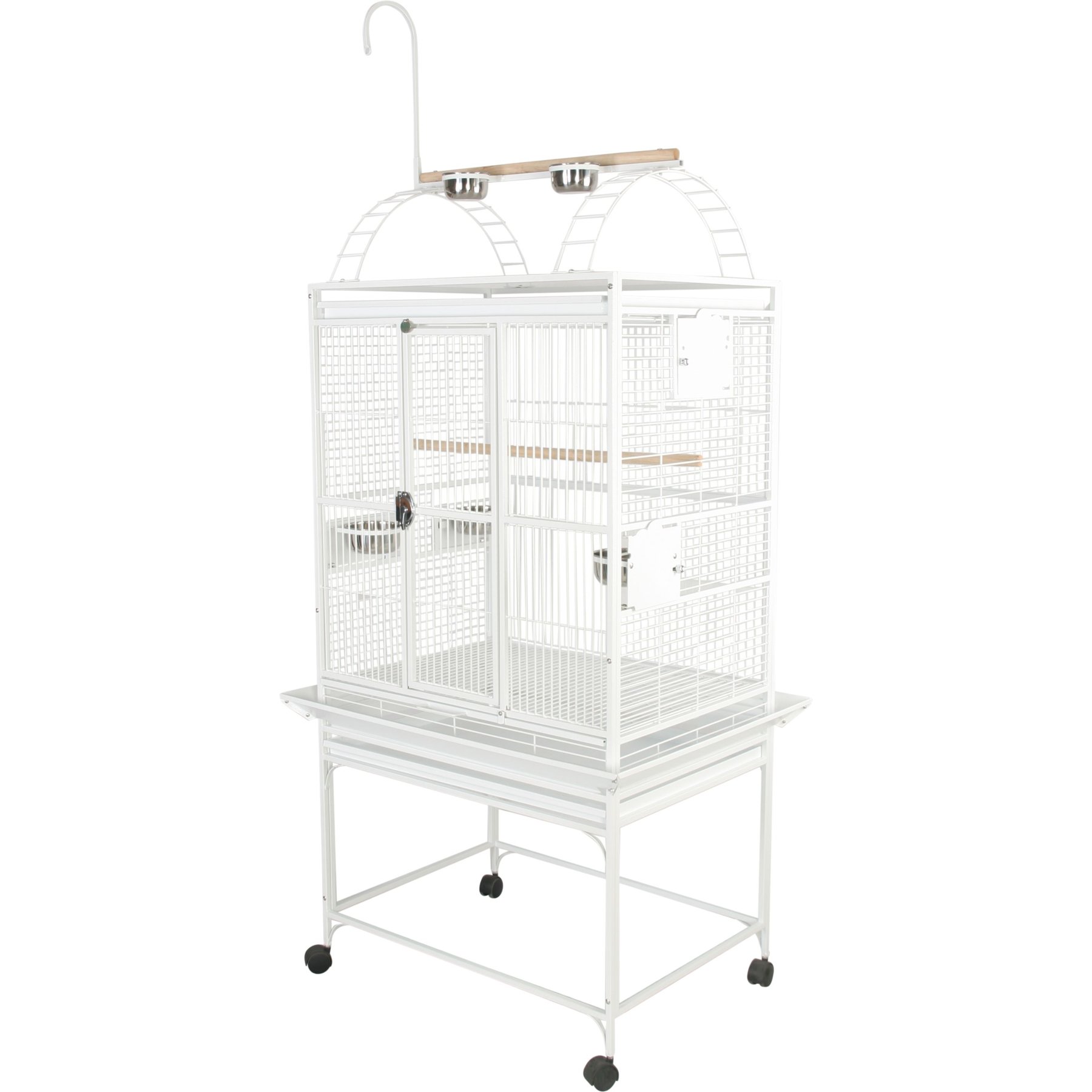 A&E Cage Company Play Top Bird Cage, White, Medium