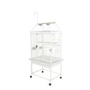 A&E Cage Company Play Top Bird Cage, White, Medium