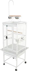 A&E Cage Company Play Top Bird Cage, White, X-Small