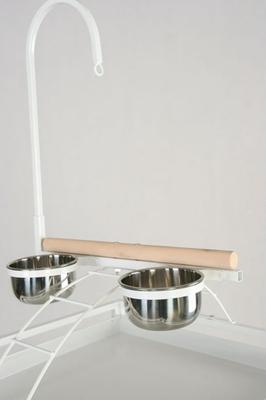 Show full view: A&E Cage Company Play Top Bird Cage, White, X-Small slide 6 of 8