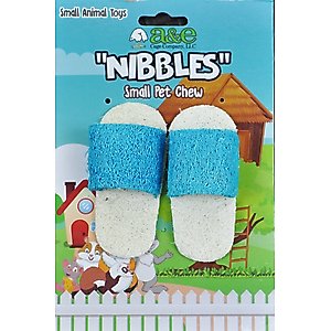 A&E Cage Company Sandals Loofah Small Pet Toy
