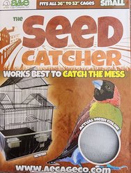A&E Cage Company Seed Catcher, White, Small