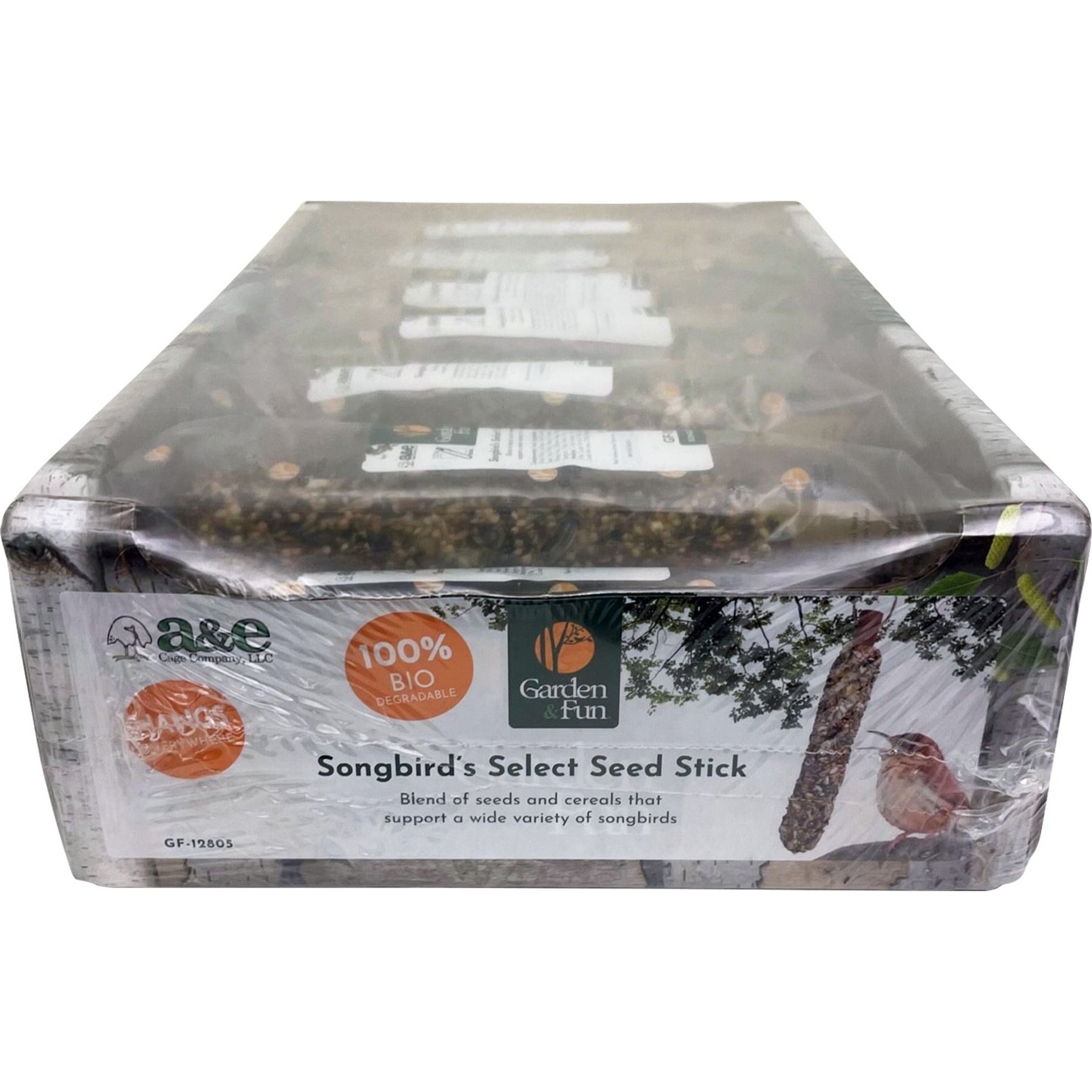 A&E Cage Company Songbird's Select Seed Stick Wild Bird Treats, 0.12-lb box, 20 count