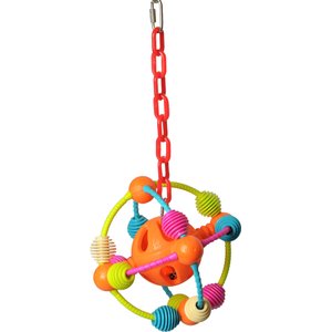A&E Cage Company Space Ball Happy Beaks Bird Toy