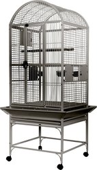 A&E Cage Company Stainless Steel Dome Top Bird Cage, 24 x 22 x 61-in