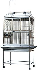 A&E Cage Company Stainless Steel Play Top Bird Cage, 32 x 23 x 70-in