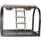 Show in main carousel: A&E Cage Company Table Bird Stand with Ladders & Cups, Black slide 1 of 3