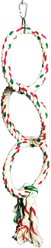 A&E Cage Company Triple Ring Rope Swing Bird Toy