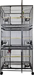 A&E Cage Company Triple Stack Bird Cage, Black, Medium slide 2 of 3