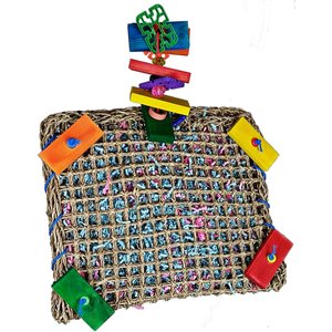 A&E Cage Company Vine Mat Forage Pouch Bird Toy