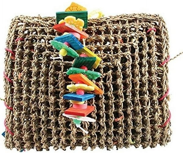 A&E Cage Company Vine Mat Forage Pouch Bird Toy
