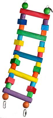 Show full view: A&E Cage Company Wood Ladder Happy Beaks Bird Toy slide 3 of 4