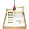 Show in main carousel: A&E Cage Company Wood Tabletop Play Station Bird Toy slide 1 of 3