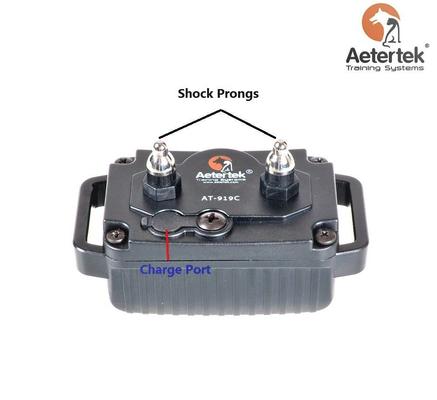 Show full view: Aetertek AT-919C 1100 Yard Ultra Range Rechargeable Waterproof Auto Anti-Bark Dog Remote Training Shock Collar, Black slide 4 of 8