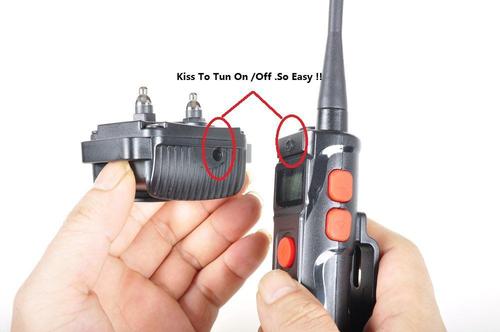 Show full view: Aetertek AT-919C 1100 Yard Ultra Range Rechargeable Waterproof Auto Anti-Bark Dog Remote Training Shock Collar, Black slide 6 of 8