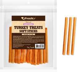 AFreschi Natural Turkey Sticks Grain-Free Soft & Chewy Dog Treats, 6-oz bag slide 1 of 6