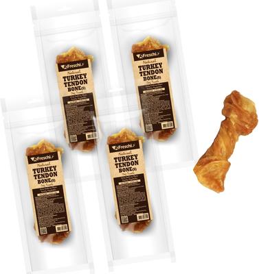 Show full view: AFreschi Natural Turkey Tendon Bone Natural Dog Chew Treat, Small, 4 count slide 7 of 8