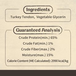 AFreschi Natural Turkey Tendon Lollipop Natural Dog Chew Treat, 4 count slide 2 of 6