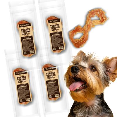 Show full view: AFreschi Natural Turkey Tendon Rope Natural Dog Chew Treats, Small, 40 count slide 3 of 8