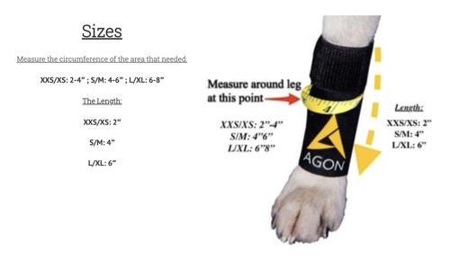 Show full view: Agon Front Leg Brace & Wound Protection Paw Compression & Wrap for Dogs, Small/Medium slide 5 of 6